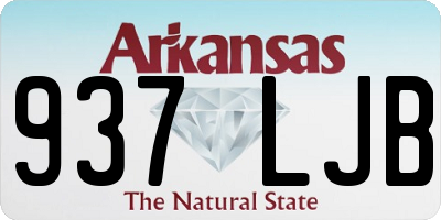 AR license plate 937LJB