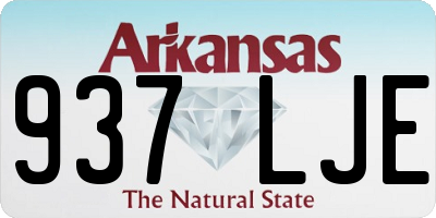 AR license plate 937LJE