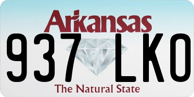 AR license plate 937LKO