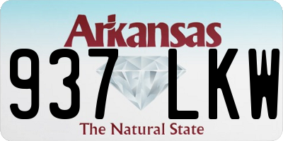 AR license plate 937LKW