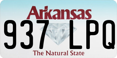 AR license plate 937LPQ