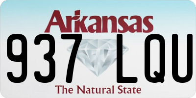 AR license plate 937LQU
