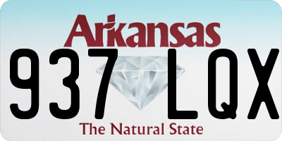 AR license plate 937LQX