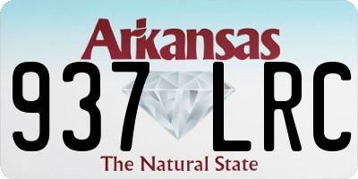 AR license plate 937LRC