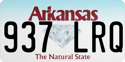 AR license plate 937LRQ