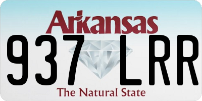 AR license plate 937LRR