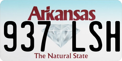 AR license plate 937LSH