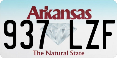 AR license plate 937LZF