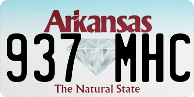 AR license plate 937MHC