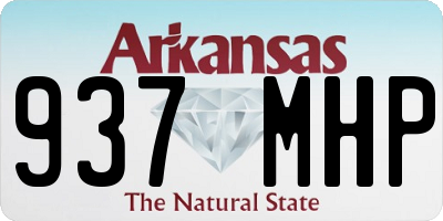 AR license plate 937MHP