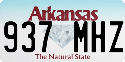 AR license plate 937MHZ