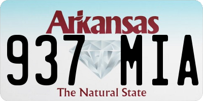 AR license plate 937MIA