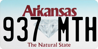 AR license plate 937MTH