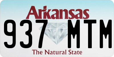 AR license plate 937MTM