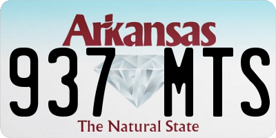 AR license plate 937MTS