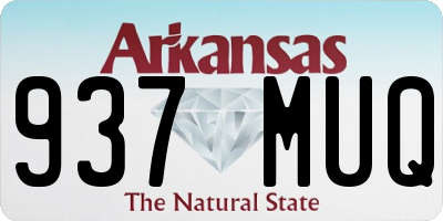 AR license plate 937MUQ
