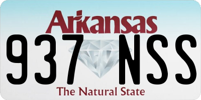 AR license plate 937NSS