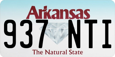 AR license plate 937NTI