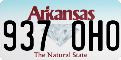 AR license plate 937OHO