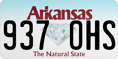 AR license plate 937OHS