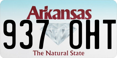 AR license plate 937OHT