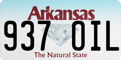 AR license plate 937OIL