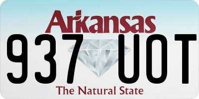 AR license plate 937UOT