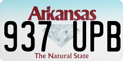AR license plate 937UPB