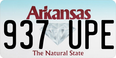 AR license plate 937UPE