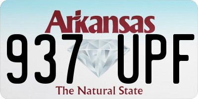 AR license plate 937UPF