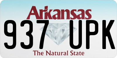 AR license plate 937UPK