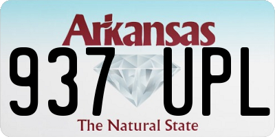 AR license plate 937UPL