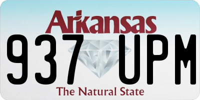 AR license plate 937UPM