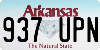 AR license plate 937UPN