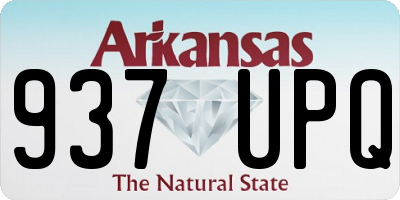 AR license plate 937UPQ