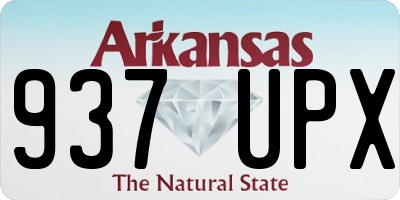AR license plate 937UPX