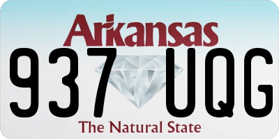 AR license plate 937UQG