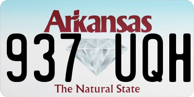 AR license plate 937UQH