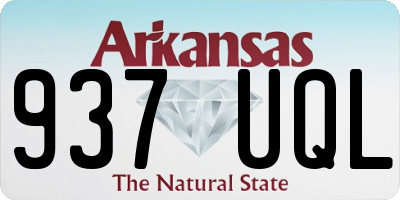 AR license plate 937UQL