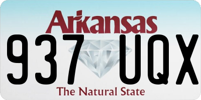 AR license plate 937UQX