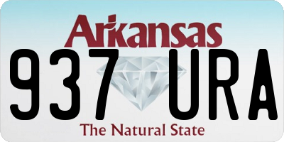 AR license plate 937URA