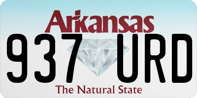 AR license plate 937URD