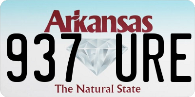 AR license plate 937URE