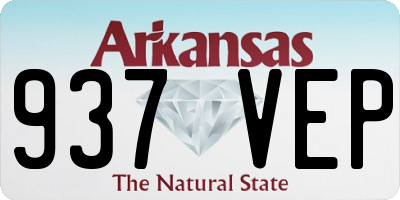 AR license plate 937VEP
