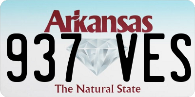 AR license plate 937VES