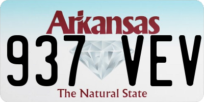 AR license plate 937VEV