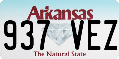 AR license plate 937VEZ
