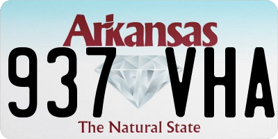 AR license plate 937VHA