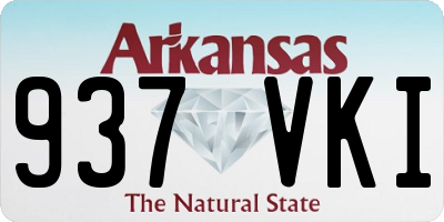 AR license plate 937VKI