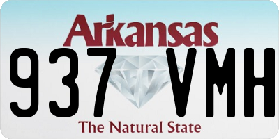 AR license plate 937VMH